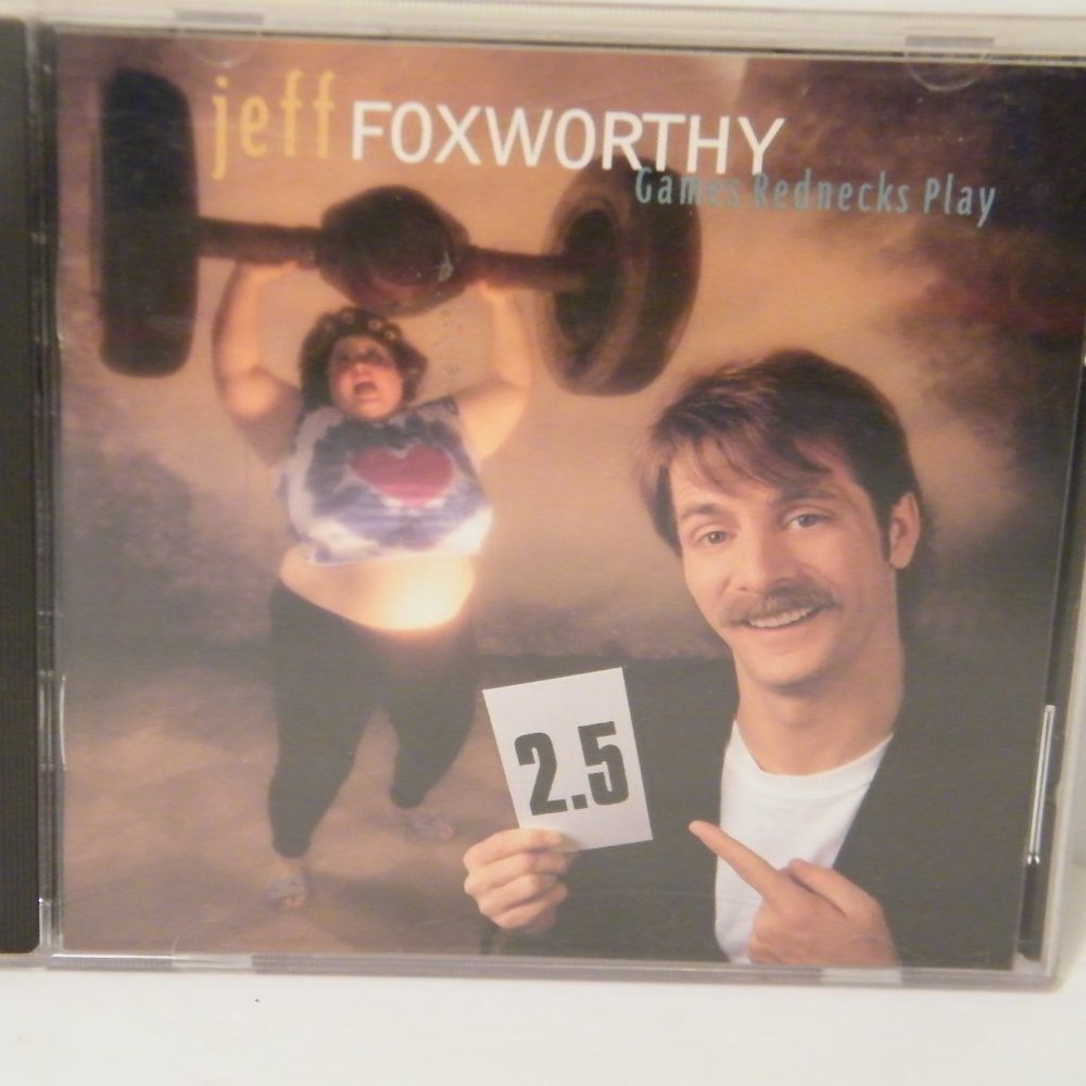 Jeff Foxworthy CD Games Rednecks Play USED